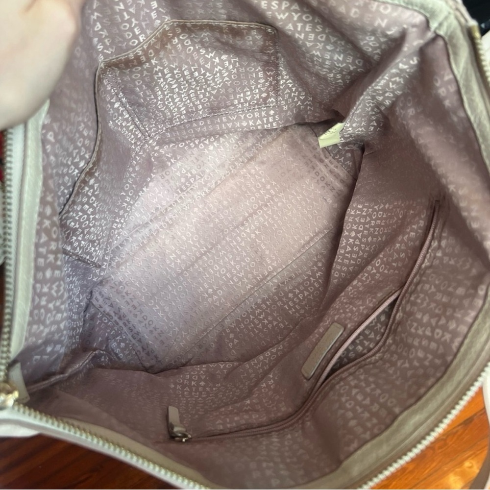 Kate Spade Off-White Leather Tote - Picture 4 of 6